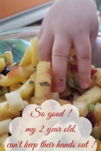 Victory pineapple cranberry apple salad